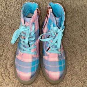 YRU SLAYR PLAID BOOTS
